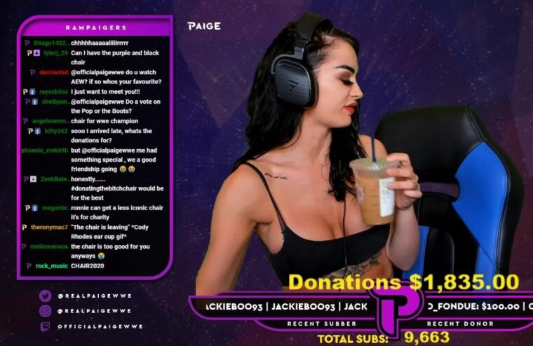 Paige Says “There Is No Chance In Hell” She’ll Be Leaving Twitch