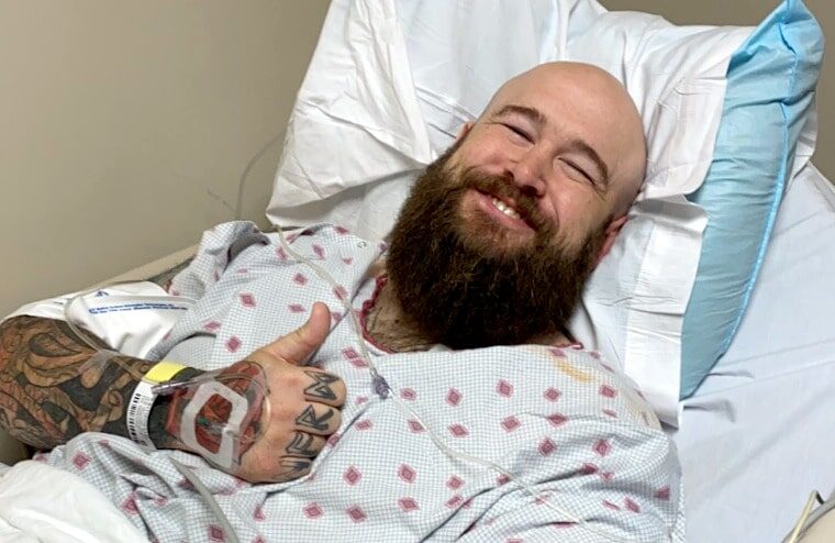 Erik Of The Viking Raiders Recovering From Surgery