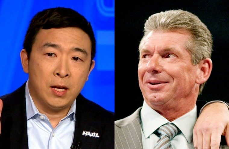 Andrew Yang Says He Hasn’t Forgotten About Vince McMahon