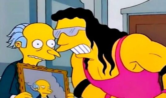 Bret Hart Says Director Of “The Simpsons” Didn’t Realize How Big A Star He Was
