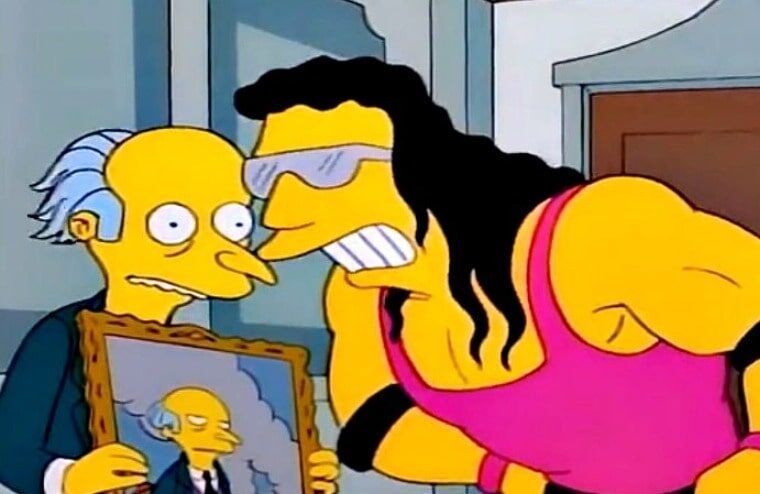 Bret Hart Says Director Of “The Simpsons” Didn’t Realize How Big A Star He Was
