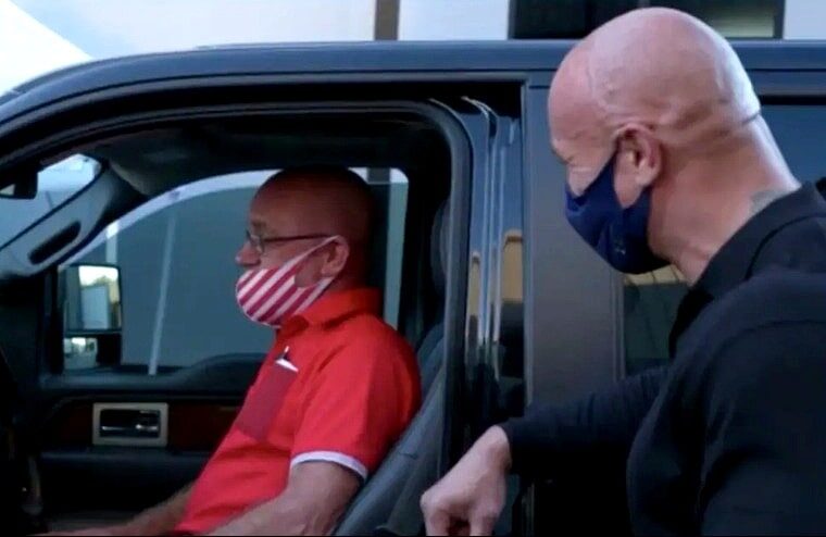 The Rock Thanks Harvey Wippleman For Buying Him His First Car With Generous Gift