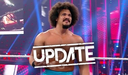 Carlito Reveals His Current Status With WWE