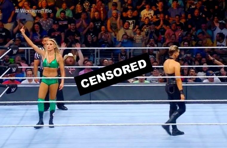 WWE Tried But Failed To Censor Charlotte Flair Flipping Off Fans