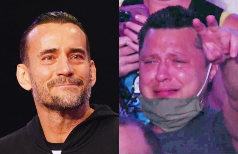 CM Punk Comments On Fan Who Was Shown Crying During His AEW Debut