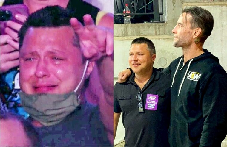 CM Punk Met With Fan Who Was Shown Crying During His AEW Debut