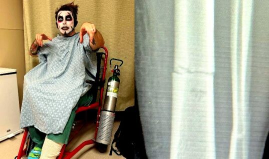 Danhausen Spends Halloween Night In Hospital