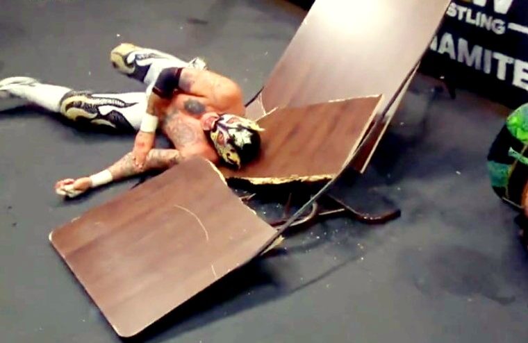 Rey Fenix Suffers Suspected Broken Arm During Dynamite