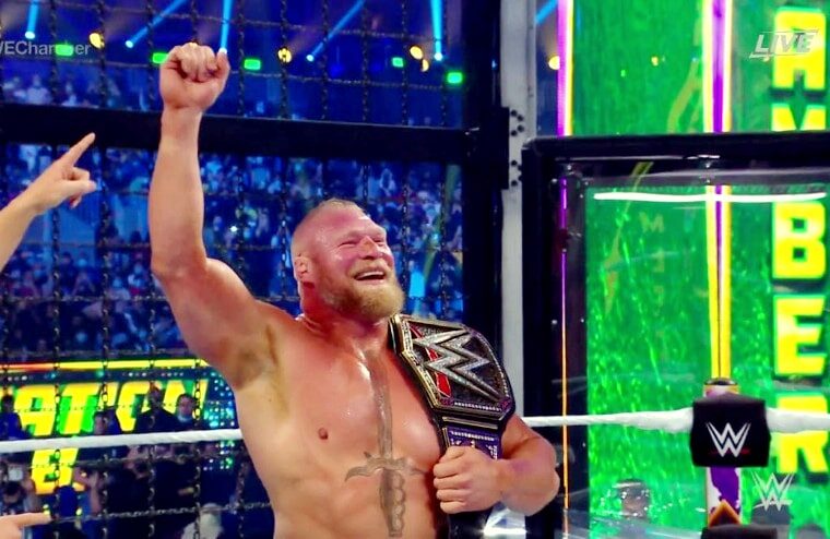 Brock Lesnar Went Off-Script During Elimination Chamber Match