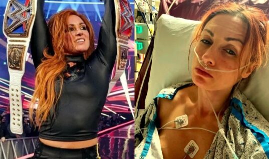 Becky Lynch Was Backstage At Raw Despite Recent Hospitalization
