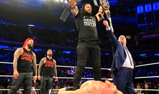 The Bloodline Left Brock Lesnar Laying At MSG House Show (w/Video)