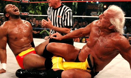 Ric Flair Rolls Back The Years By Taking Bumps For AEW Wrestler (w/Video)