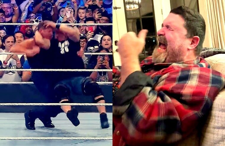 Mick Foley Shares His Hilarious Reaction Video For The “World’s Worst Stunner”