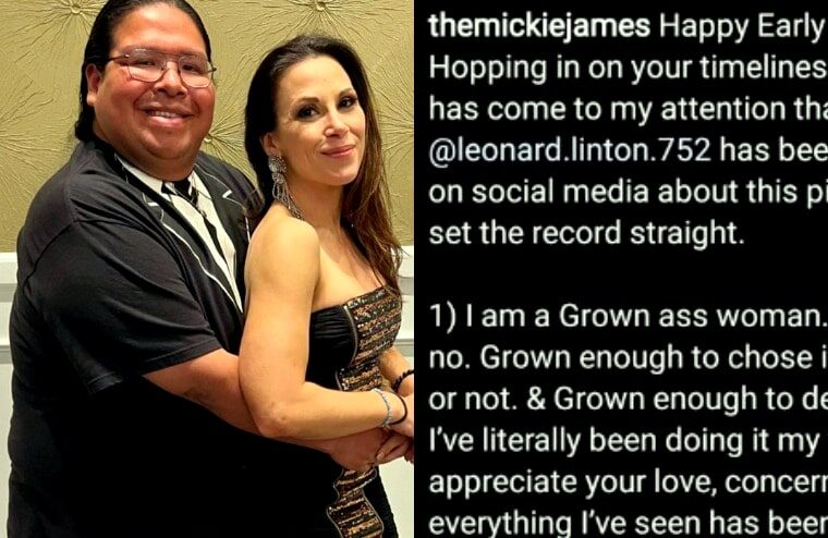 Mickie James Defends Fan Who Was Insulted Online After His Photo With Her Went Viral