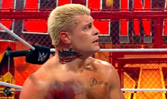 Cody Rhodes Cut An Emotional Promo After Wrestling Hell In A Cell Match With Torn Pec (w/Video)