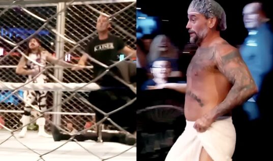 CM Punk Makes Reference To The Simpsons After Wearing A Towel & Shower Cap During MSG Run-In