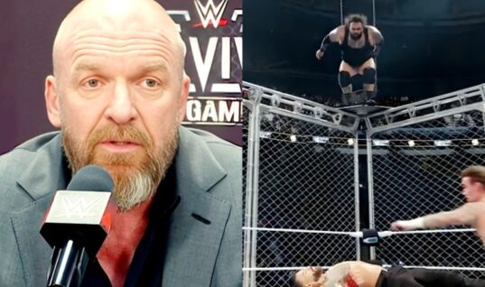 Triple H Acknowledges Bronson Reed’s Injury Status Following WarGames Cage Dive