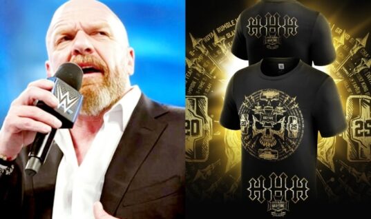 Fans Spot Error On Triple H’s New WWE Hall Of Fame T-Shirt