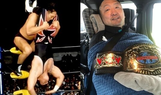 Paralyzed Japanese Wrestler Reveals Former WCW Star Gifted Him His Original Championship Belt