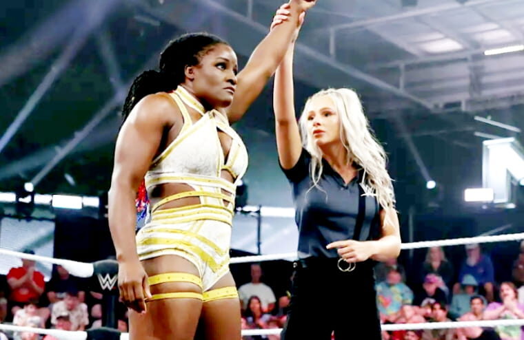 WWE Referee Flaunts Her Stunning Physique Ahead of WBFF Runway Debut